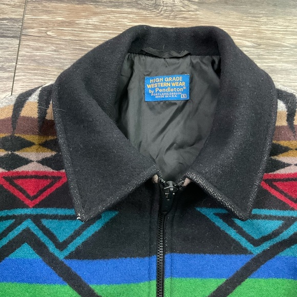 Pendleton Wool Navajo Jacket Full Zip Mens Sz S - Picture 10 of 11